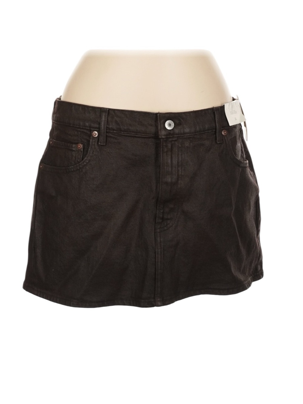 Abercrombie & Fitch Mid Rise Mini Skirt Size 31 Brown Going Out Party NWT